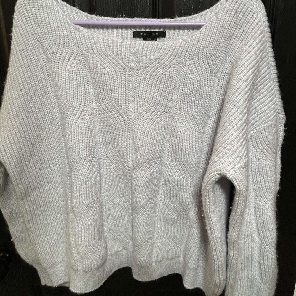 Tahari Women's Cable Knit Sweater